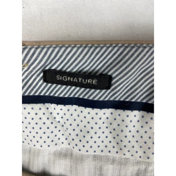 Talbots Petites Pants Womens 12P Signature Cut Khaki Cropped Pockets Stretch - Picture 6 of 9